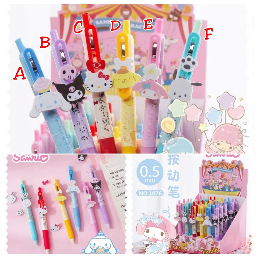 

Pulpen Hello Kitty Kuromi Melody Pompompurin