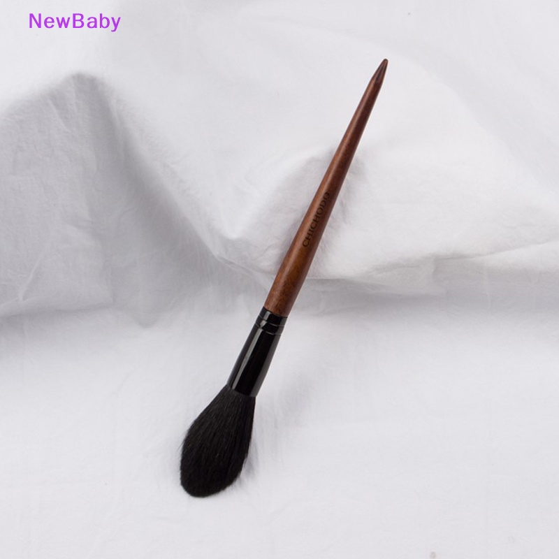 Newbaby 1Pc Sikat Makeup Gagang Panjang Wol Highlight Blush Brush Bulu Lembut Brush ID