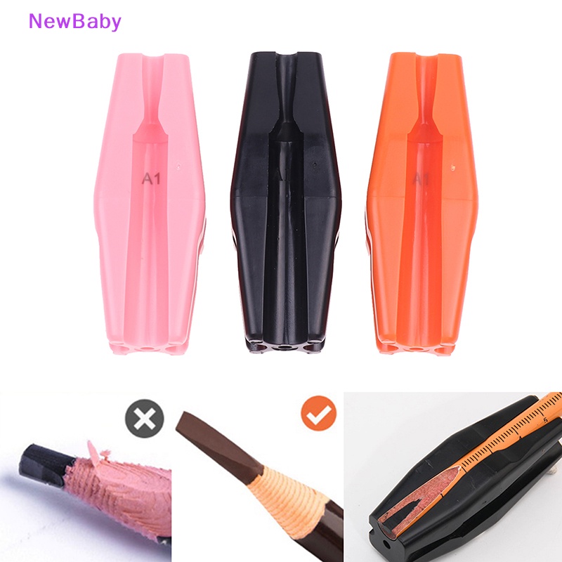 Newbaby Alat Pengasah Pensil Alis 4in1 Bentuk Duckbill Sharpener Untuk Makeup Alis ID