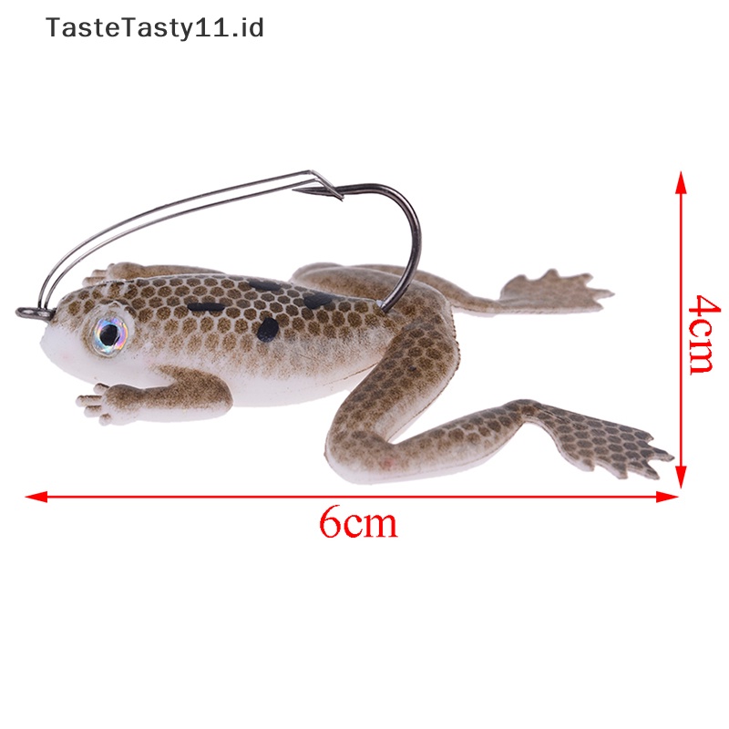 Tastetasty Frog Snakehead Fishing Lure Pensil Pancing Ikan Kecil Umpan Buatan Bass Hook.