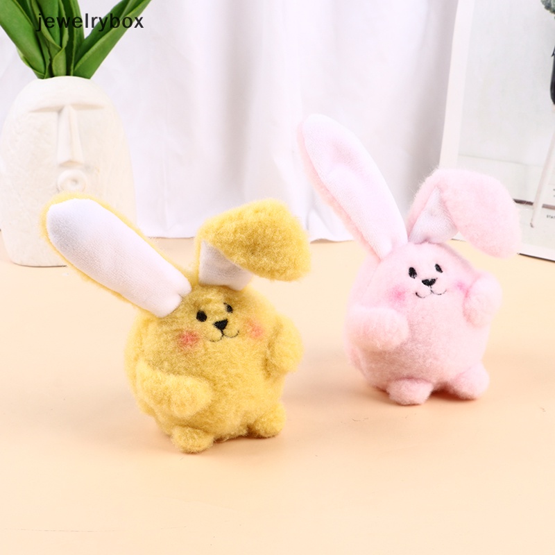 [jewelrybox] Telinga Panjang Kelinci Boneka Plush Gantungan Kunci Liontin Tahun Kelinci2023 Butik Mainan
