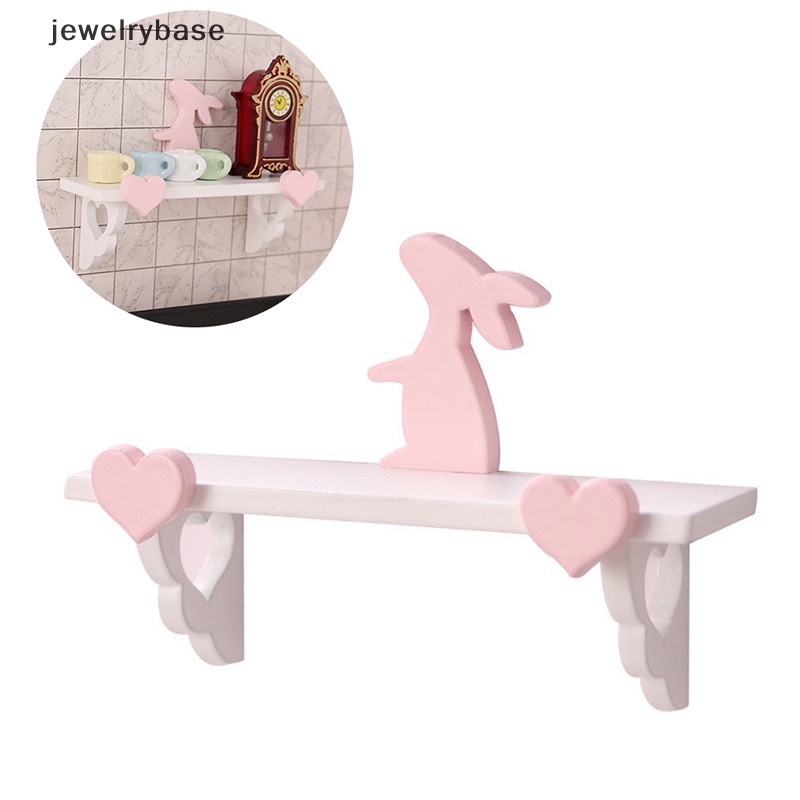 [jewelrybase] 1: 12rumah Boneka Miniatur Rak Model DIY Aksesoris Mainan Hiasan Dinding Dekorasi Butik