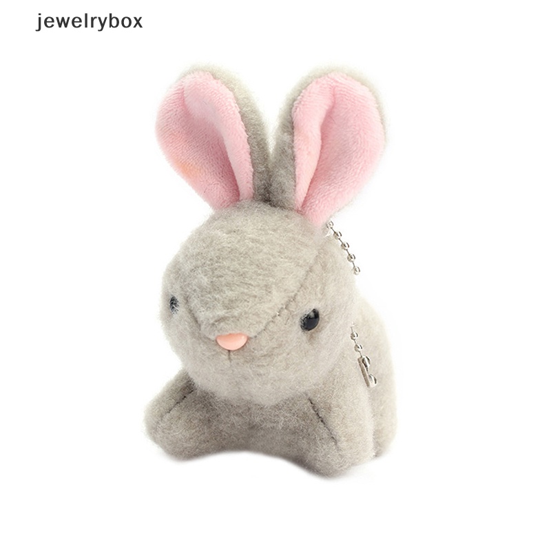 [jewelrybox] 1pc Cute Bunny Stuffed Plush Keyring Boneka Kelinci Gantungan Kunci Ransel Liontin Butik