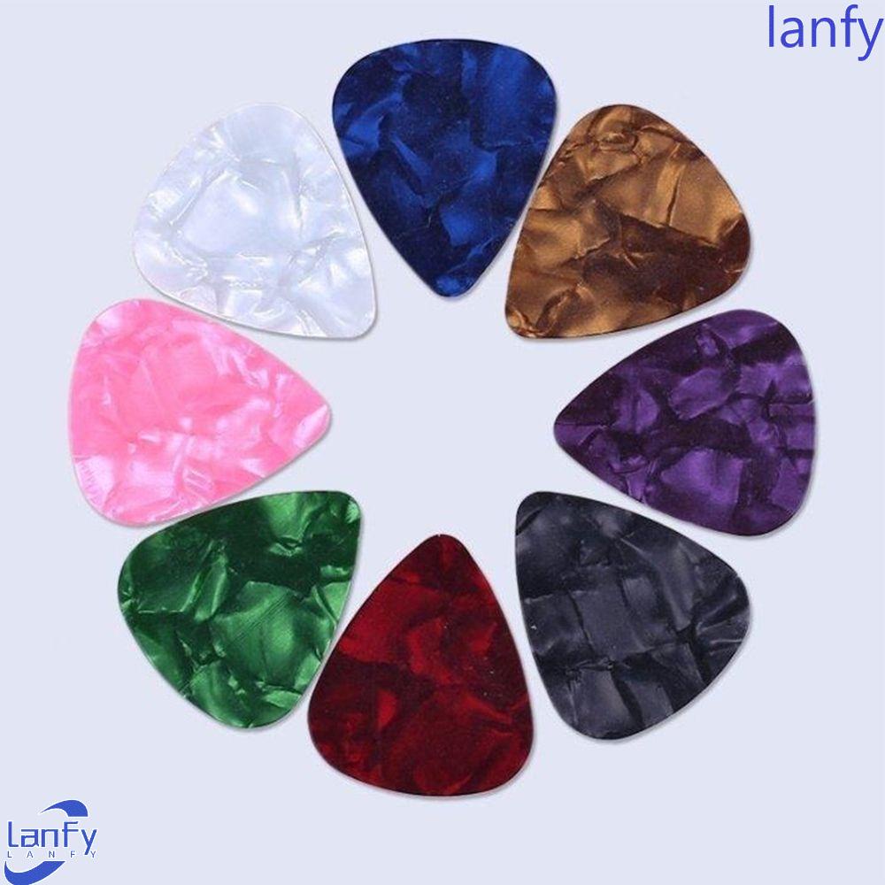 Lanfy Gitar Pick Warna Best HOT Plectrum Aneka Random No Box Mix Aneka Akustik