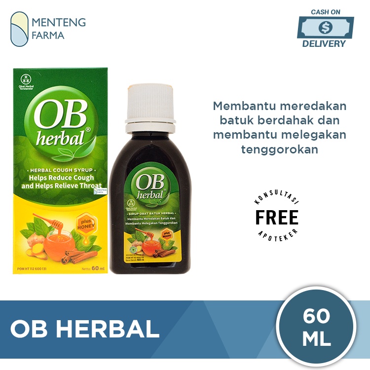 OB Herbal 60 mL - Obat Batuk Herbal