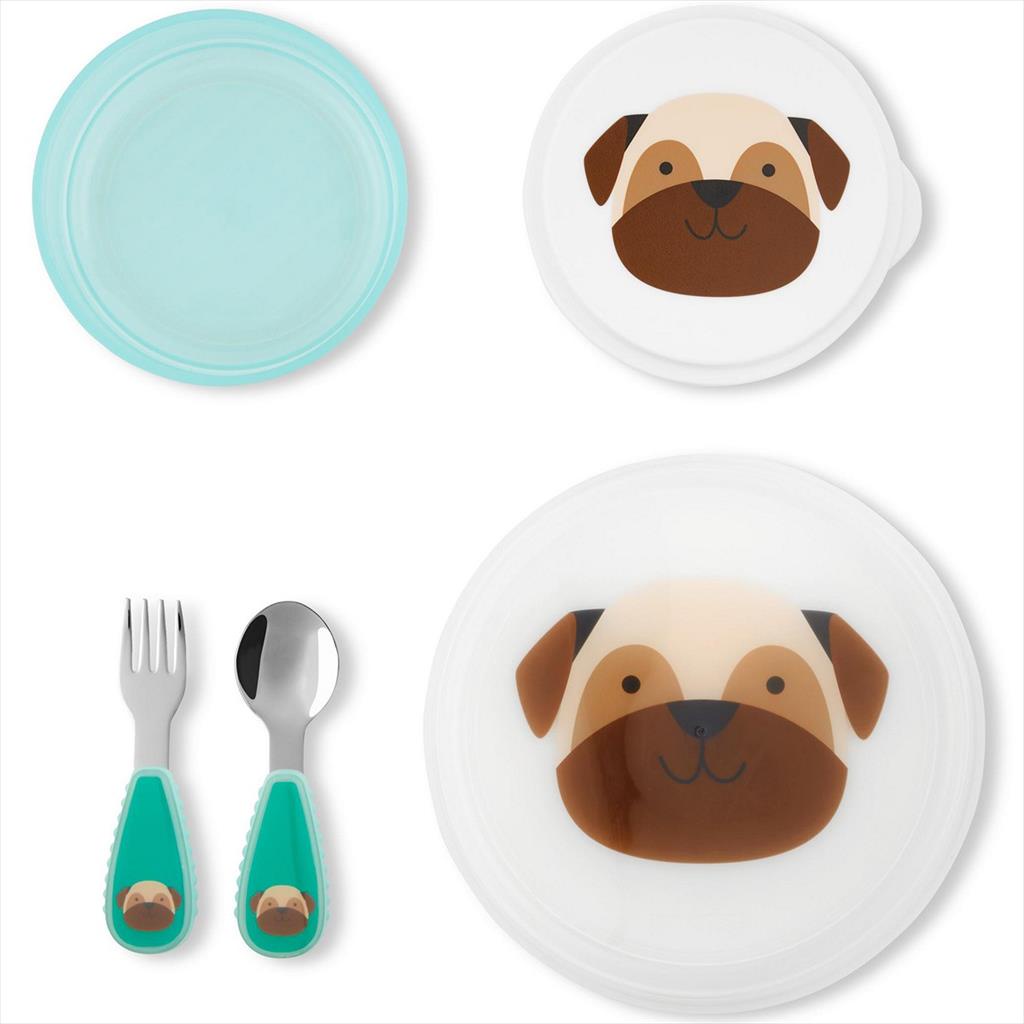 Skip Hop Zoo Table Ready Set Mealtime 582410 Pug