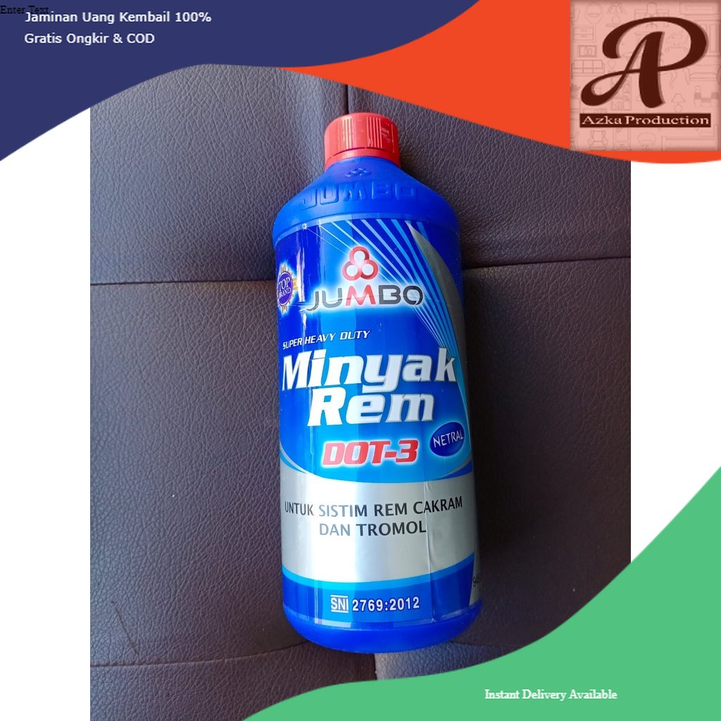 Minyak rem/oli rem JUMBO 1 LITER dot 3 merah