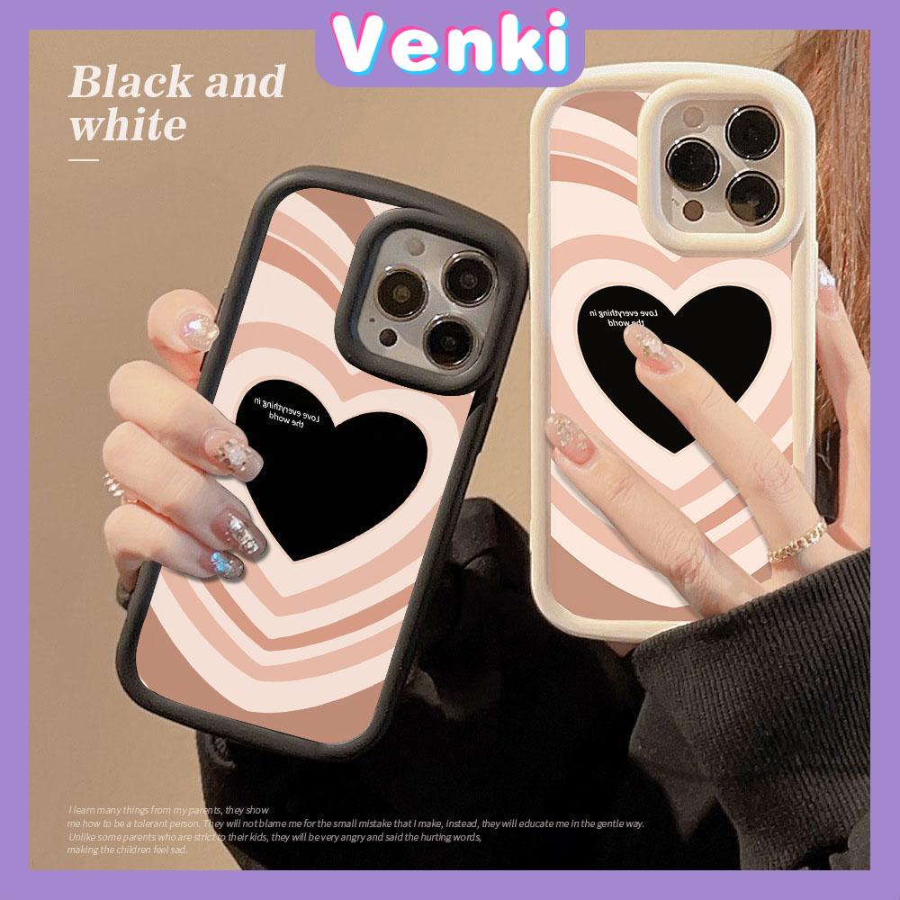 VENKI - For iPhone 11 Case Large Hole Frosted Blister TPU Soft Case Shockproof Protective Camera Heart Compatible with iPhone 14 13 Pro max 12 Pro Max 11 xr xs max 7Plus 8Plus