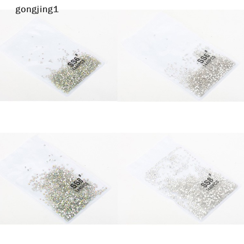 Ggg 1440Pcs Batu Nail Art Kristal Berlian Imitasi Flatback Untuk Nail Art DIY Manicure ID