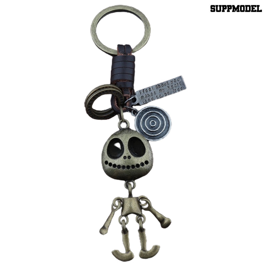 [SM Auto] Liontin Kunci Gaya Retro Miniatur Tengkorak Hias Mini Keychain Pendant Aksesoris Untuk Handbag