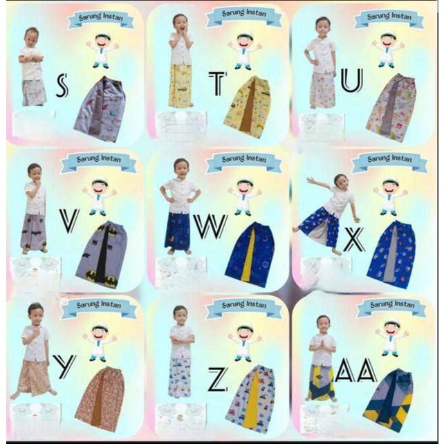 Sarung anak Instant
