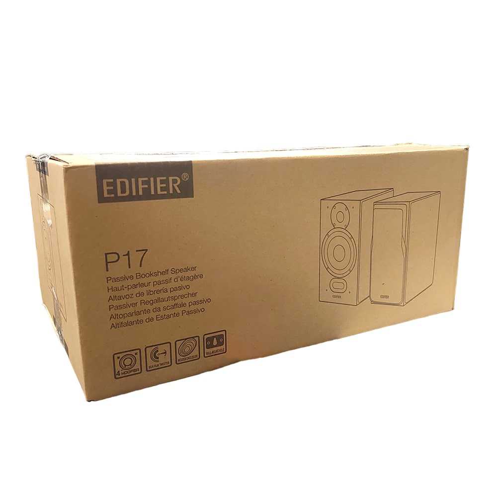 Speaker Passive 2.0 Bookshelf Speaker Set  Bombastic P17