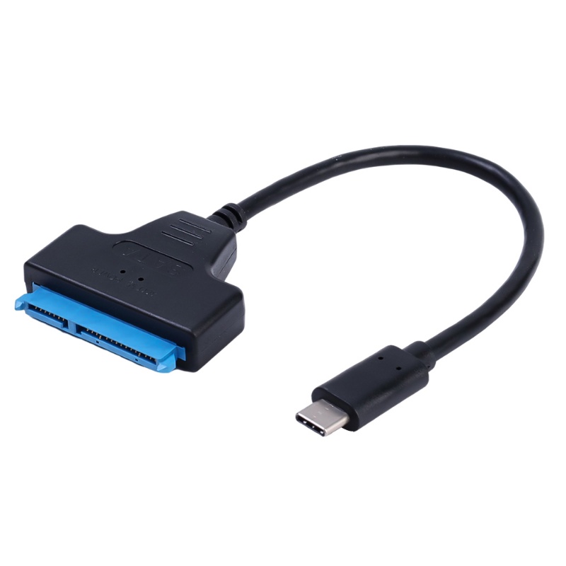 Desktop Hard Drive Line USB SATA22Pin Adapter Tipe-C Ke Kabel SATA Mendukung Hardisk HDD SSD 2.5 Inci Kecepatan Tinggi 6Gbps Transmisi Data Adaptor SATA Untuk PC Lapto