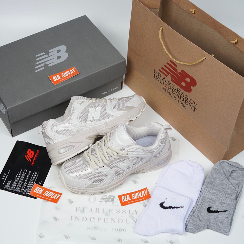 NB New balance 530 MR530AA1 Beige unisex 100% Original BNIB mubarak