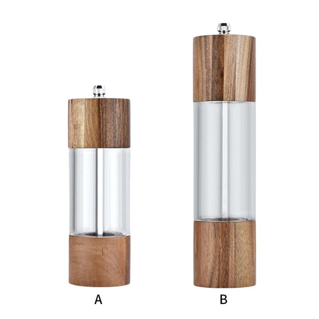 Pepper Grinder Clear Salt Mill Botol Penggiling Bumbu Stainless Steel