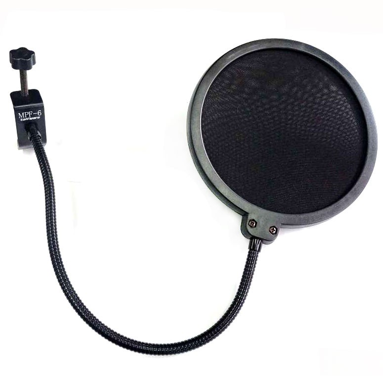 Pop Filter Mikrofon Dual Layer BOP - MPF-6 - Black
