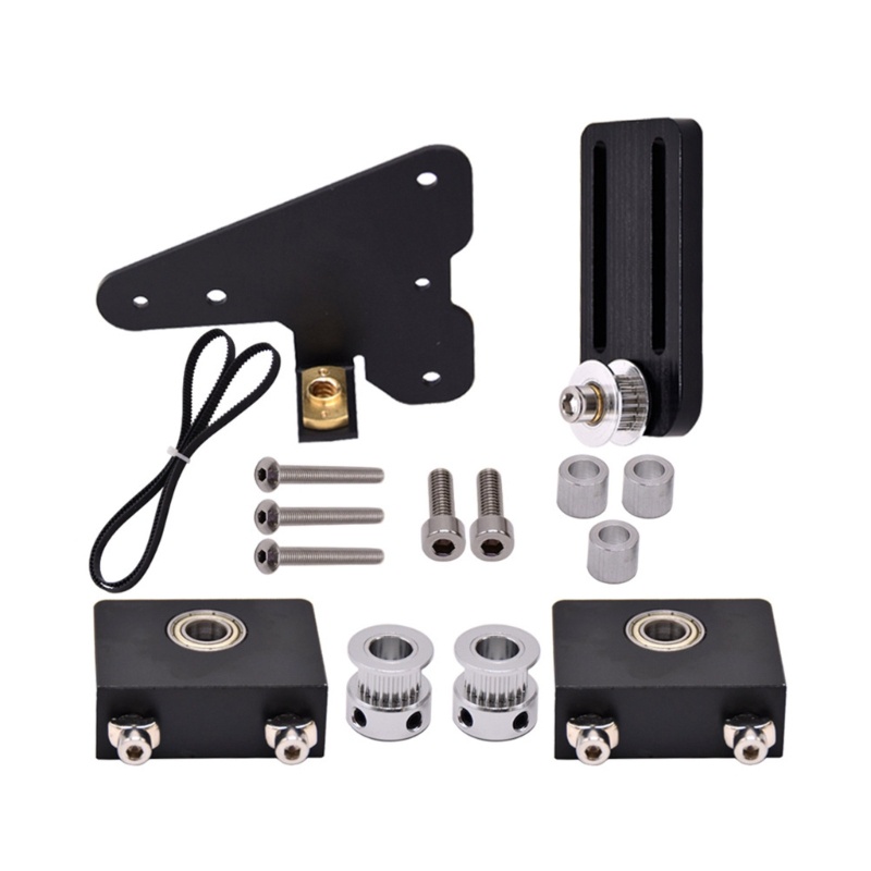 Vivi 3D Printer Dual Z-Axis Lead Screw Aluminium Kit Timing Belt Untuk CR10 Ender3 3S Series Printers Accessaries