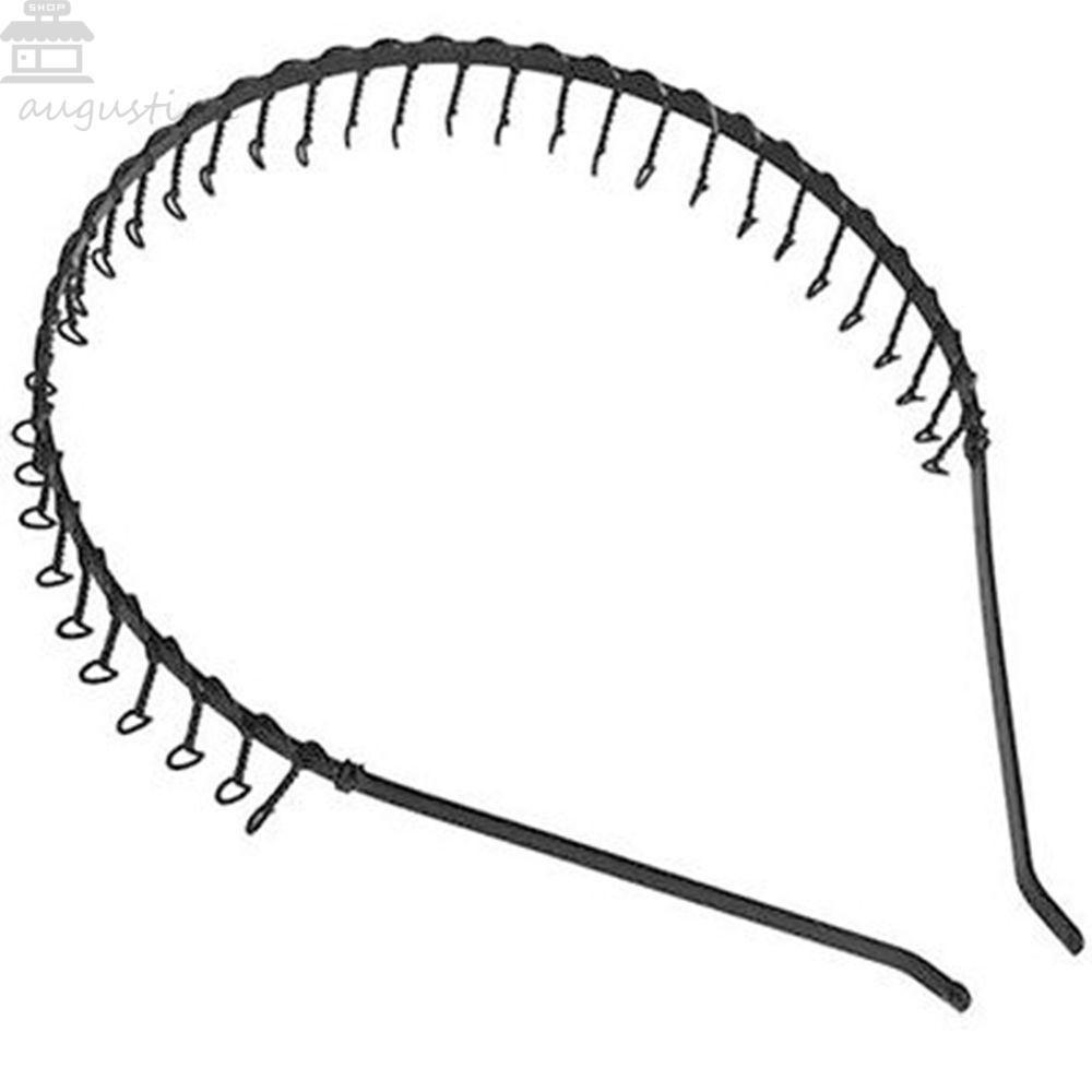 Agustina Hair Hoop Iron Comb Gym Bergigi