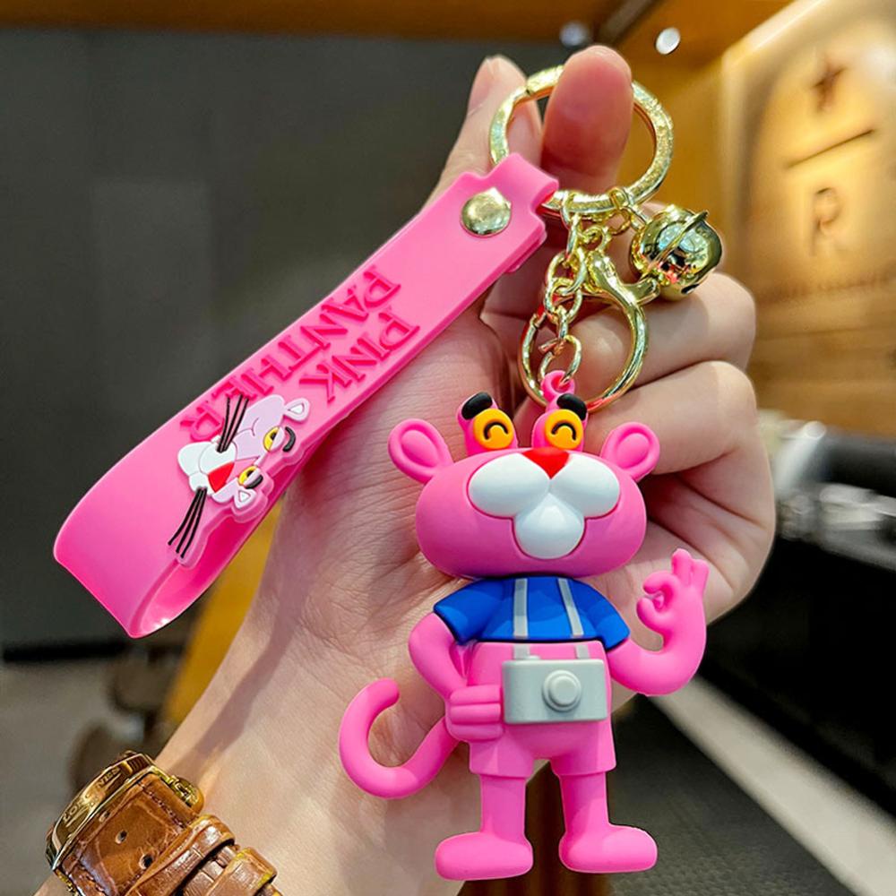 Timekey Keren Kartun PVC Tiga Dimensi Anime Figurine Gantungan Kunci Wanita Pria Anime Keyrings Untuk Pesta Ulang Tahun Anak F7H4