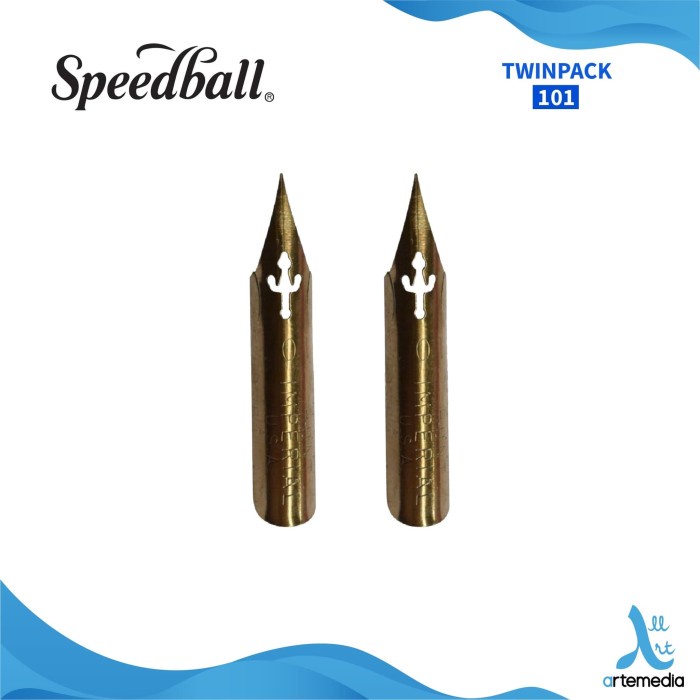 

Mata Pena Kaligrafi Speedball 101 Nibs Twin Pack Calligraphy