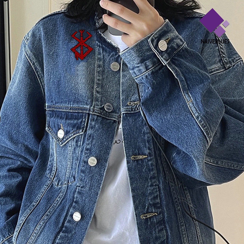 &lt; Naiveblues &gt; Pin Bros Elektroplating Lucu Motif Anime Enamel Aksesoris Perhiasan