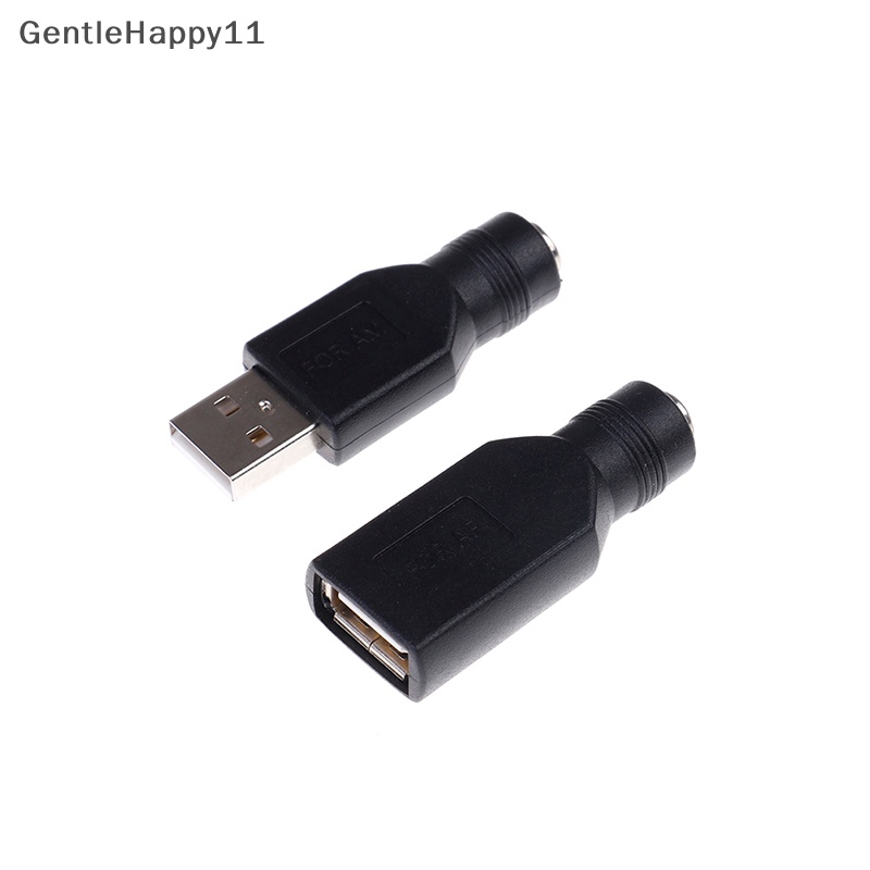 Gentlehappy 5V 5.5x2.1mm dc usb 2.0 Konektor Adaptor laptop Ke usb male/female converter id