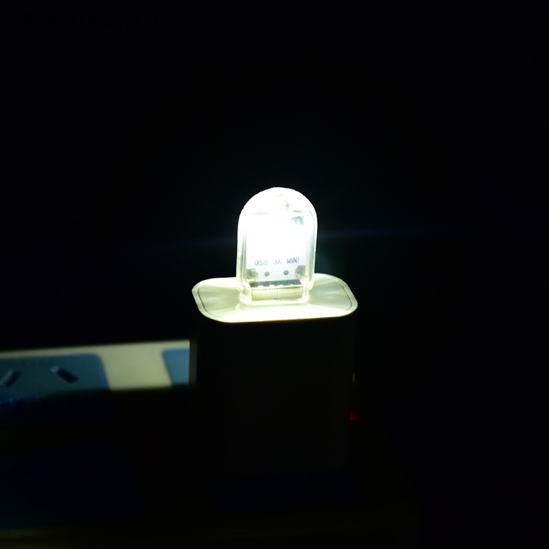 Deid 1pc Lampu Malam Gadget Mini Portable LED Bright USB Night Light Untuk PC Laptop Membaca Martijn