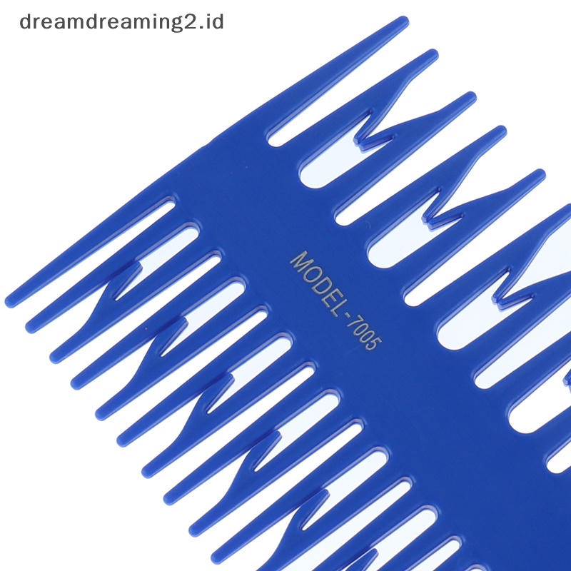 (drea) Sisir Pewarna Ekor Pro-Hair Highlighg Sisir Tenun Cutg Sisir Salon Rambut//