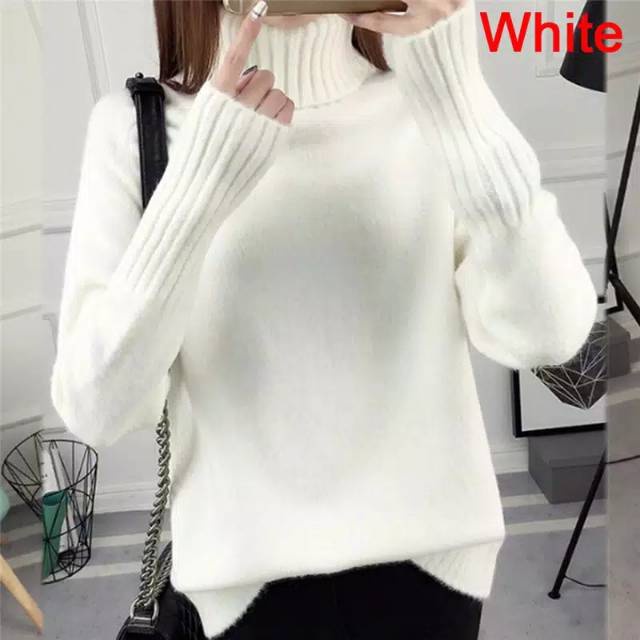 WOMAN WINTER NADIA TURTLENECK LONG SLEEVE TOP KNIT BAJU LENGAN PANJANG WANITA MUSIM DINGIN