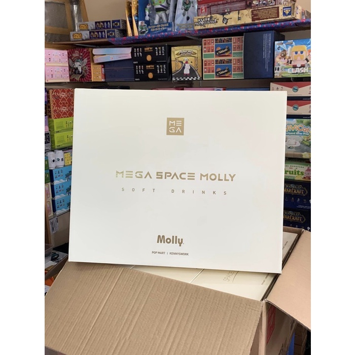 Pop Mart Mega Space Molly Soft Drinks 400% Confirmed