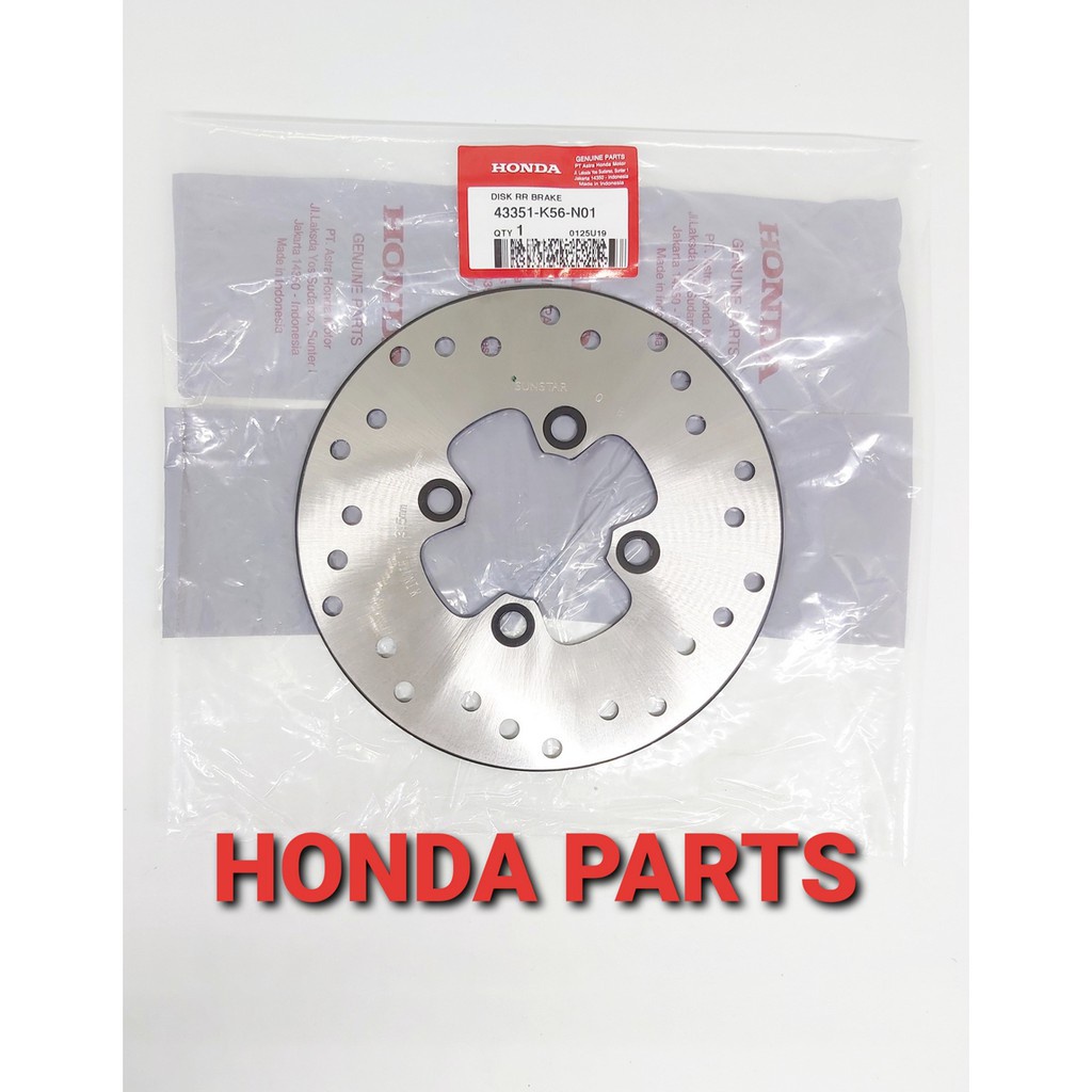 PIRINGAN CAKRAM BELAKANG DISK RR BRAKE NEW SONIC 150R K56 43351-K56-N01 ORIGINAL AHM HONDA HGP