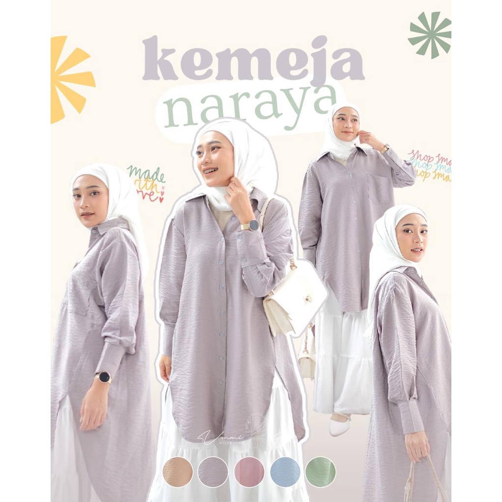 Kemeja dewasa Naraya by ummi ali