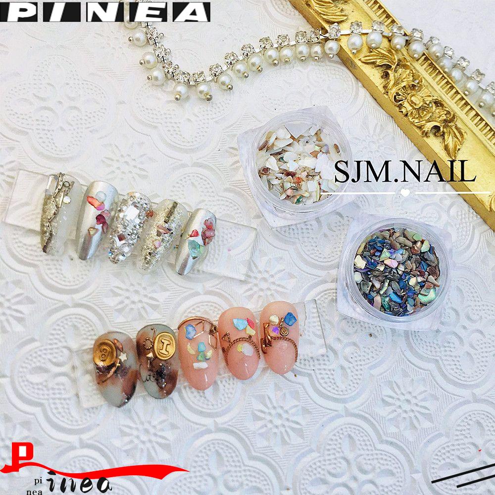 Batu Kerang Laut Nanas Multicolor Hadiah DIY 3D Nail Art