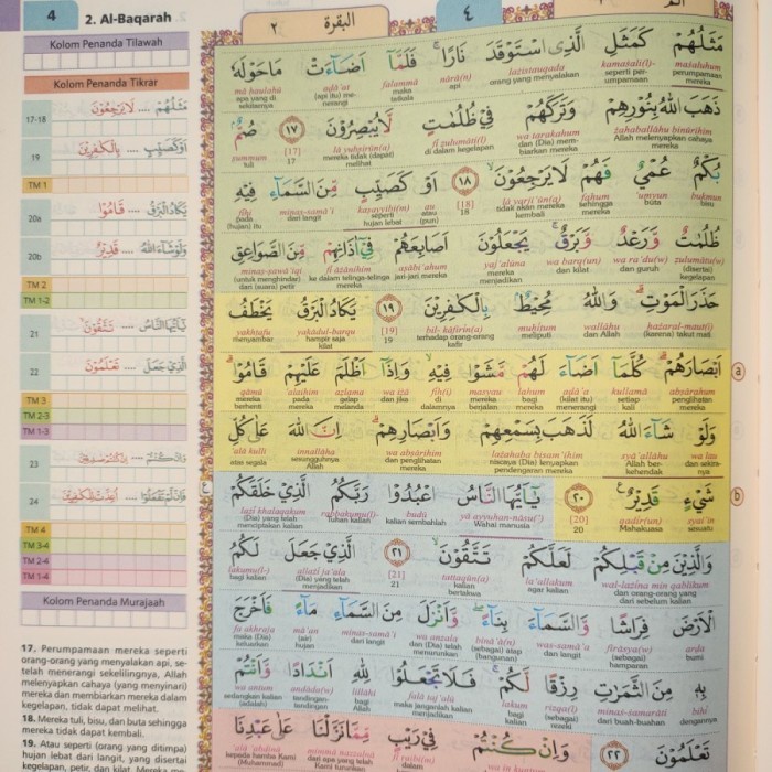 Al Quran Tikrar Tajwid Perkata &amp; Transliterasi B5