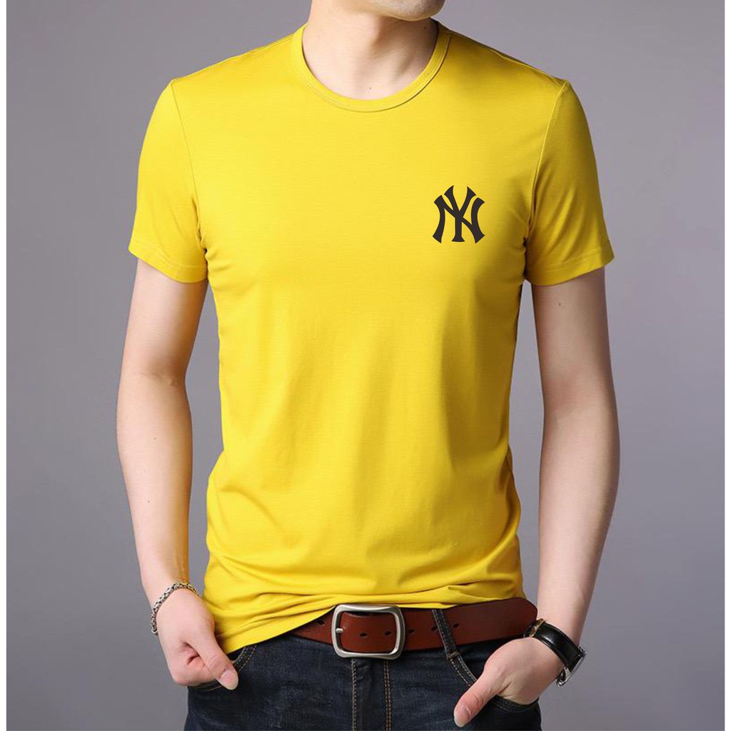 Bisa Bayar Di tempat/ BS//TERLARIS//BAJU KAOS NY TANGAN PENDEK PRIA DAN WANITA//GOOD QUALITY