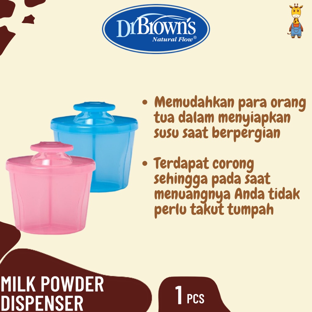 Dr. Brown's Milk Powder Dispenser / Tempat susu