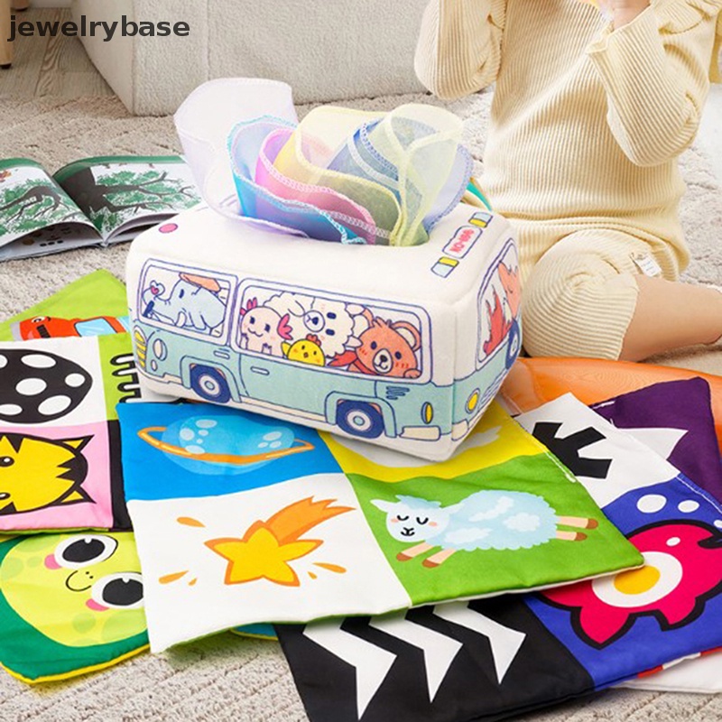 [jewelrybase] Montessori Toys Magic Tissue Box Bayi Edukasi Belajar Aktivitas Sensory Toy Boutique