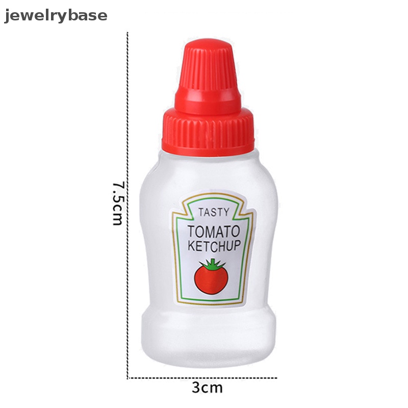 [jewelrybase] 2/3pcs Botol Kecap Tomat Mini Portable Wadah Saus Kecil Salad Container Butik
