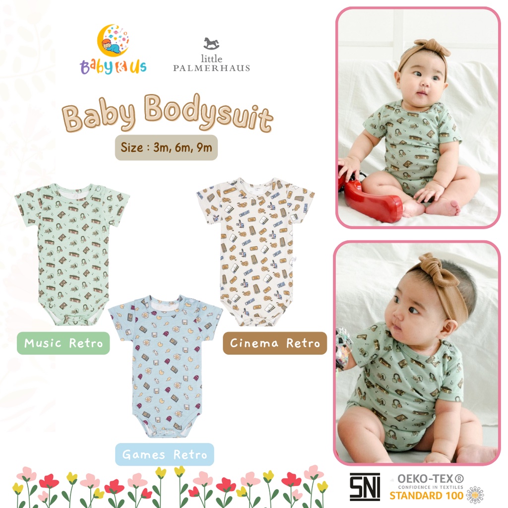 Little Palmerhaus - Little Wear Bodysuit Roundneck 14.0 (Jumper Bayi)