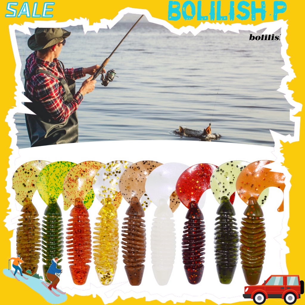 Bo-6pcs 60mm/3g Umpan Pancing Bentuk Novel Meningkatkan Laju Ikan Lempar Panjang Simulasi Desain Warna Cerah Memancing Umpan Untuk Memancing Tanah