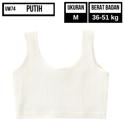 Miniset Remaja Pakaian Dalam Tanktop Crop Anak Perempuan Fashion Korea