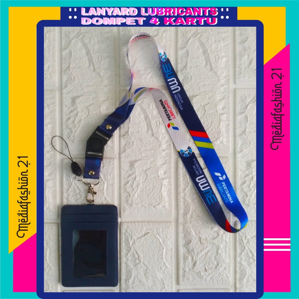 

Lanyard Tali Gantungan ID Card PERTAMINA LUBRICANTS Free Strap Gantungan HP/Flashdisk