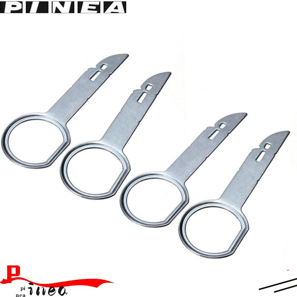Nanas 4Pcs Alat Cabut Kunci Radio Mobil Bermanfaat Styling CD Stereo Radio