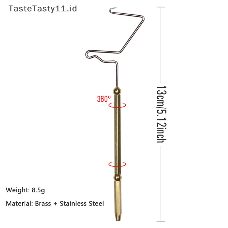 Tastetasty Hardened Steel C-clamp Fly Tying Vise Bobbin Holder Pecut Finisher Bobbin Threader Origanizer Stand Gunting Alat Pengikat Lalat.