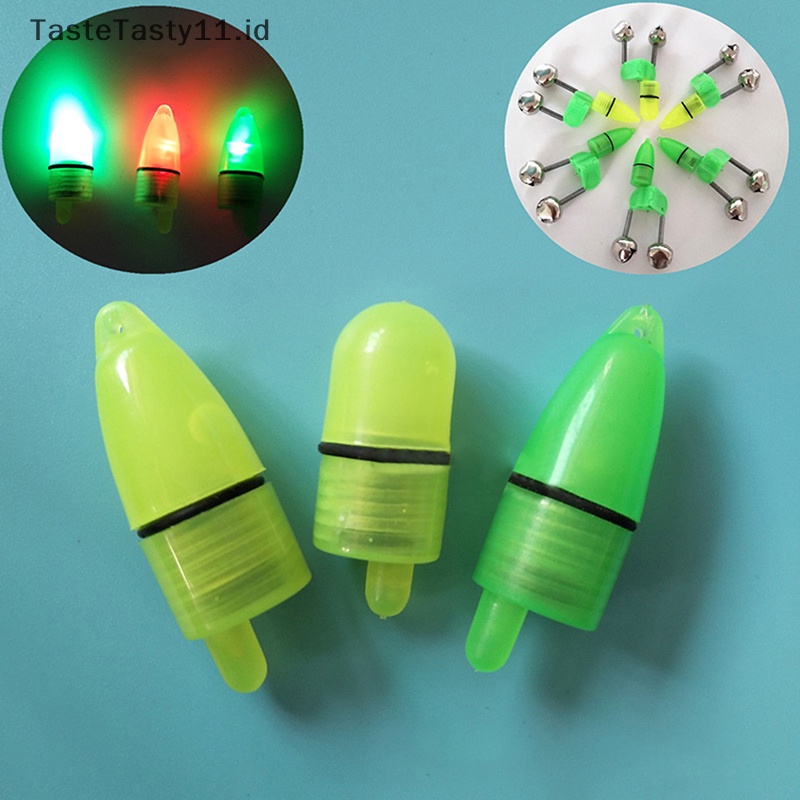 Tastetasty 5pcs Smart Underwater Flashing LED Memancing Sensor Cahaya Umpan Tahan Lama Kecerahan.