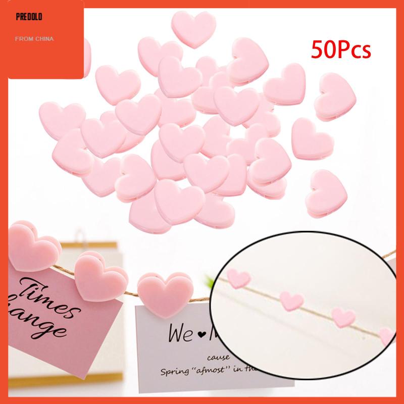 [Predolo] 50pcs Klip Segel Makanan Kantong Makanan Sealing Clamp Penjepit Compact Lucu Untuk Kantor