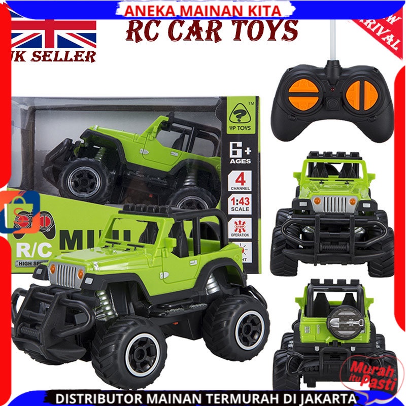 Mainan Anak Mobil Remote control Offroad RC Rock Crawler Jeep Mini Climber