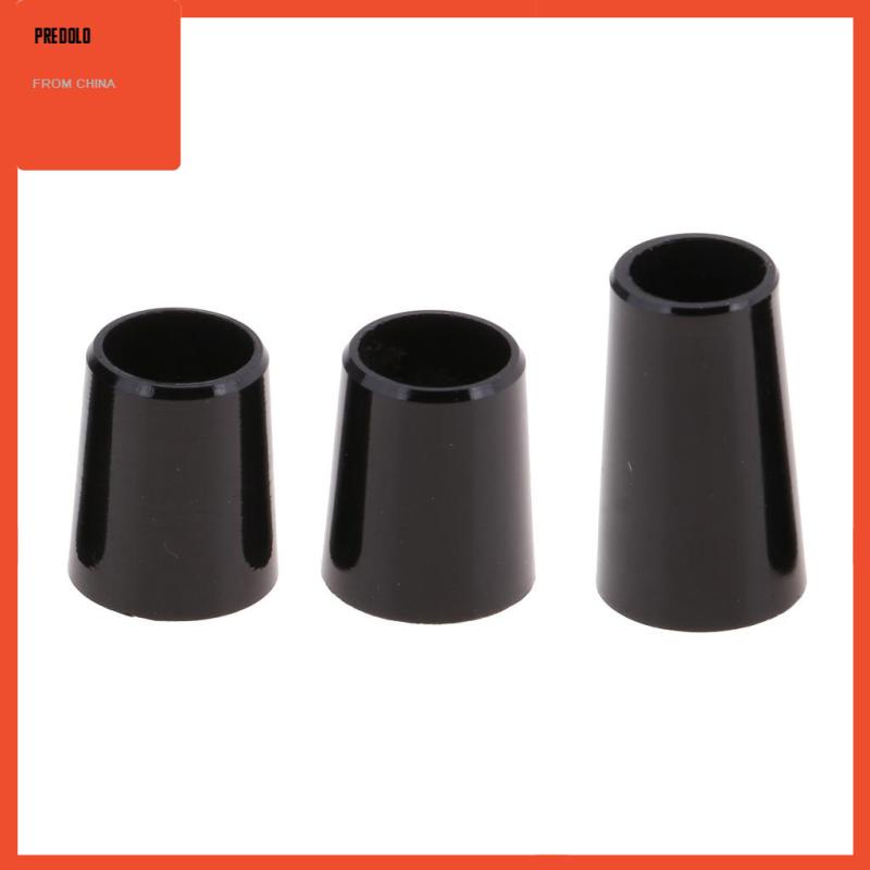 [Predolo] 5pcs Golf Shaft Ferrules Taper Tip Adapter Sleeve End Caps Hitam 0.335 Kayu