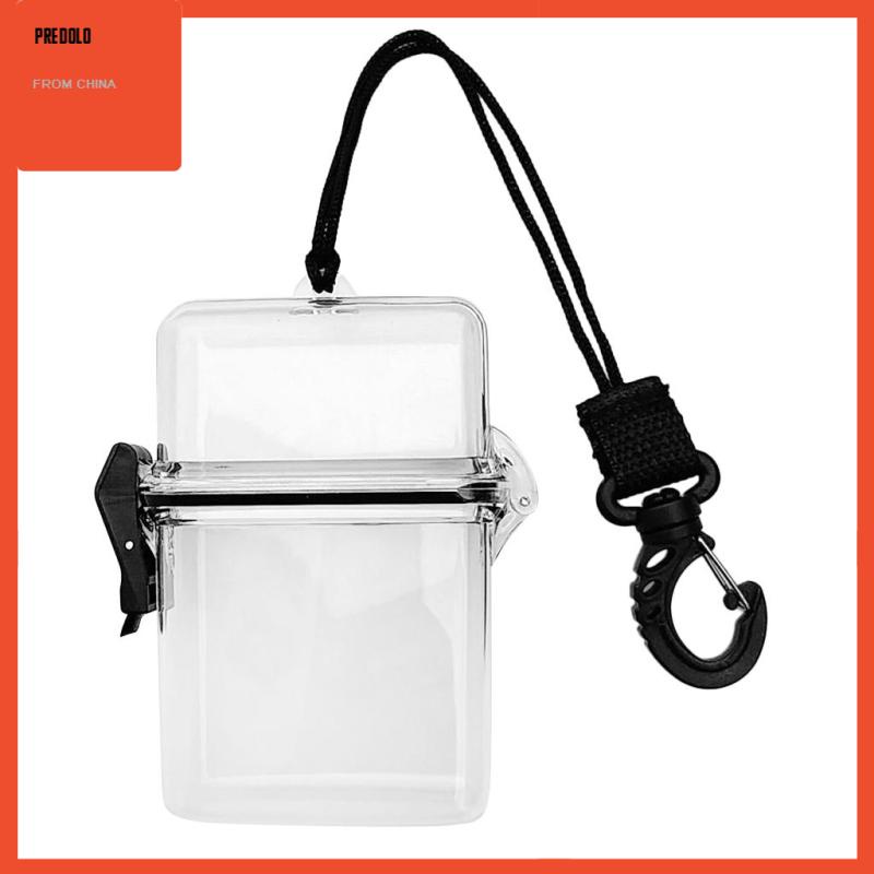 [Predolo] Klip Wadah Kotak Anti Air Untuk Scuba Diving Snorkeling Kayak Bening