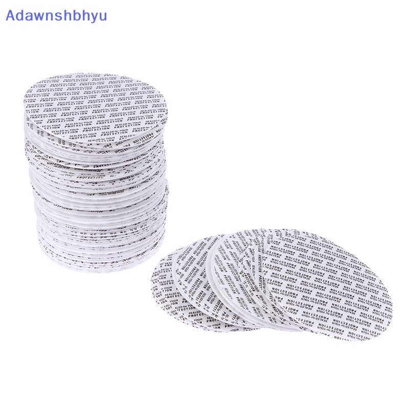 Adhyu 200Pcs Self-adhesive Foam Pressure Sensitive Seal Cap Lining Tamper Resistant Seal Liner Untuk Kosmetik Jar Botol Pot 20MM-82MM ID